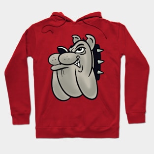 Bulldog mascot head Hoodie